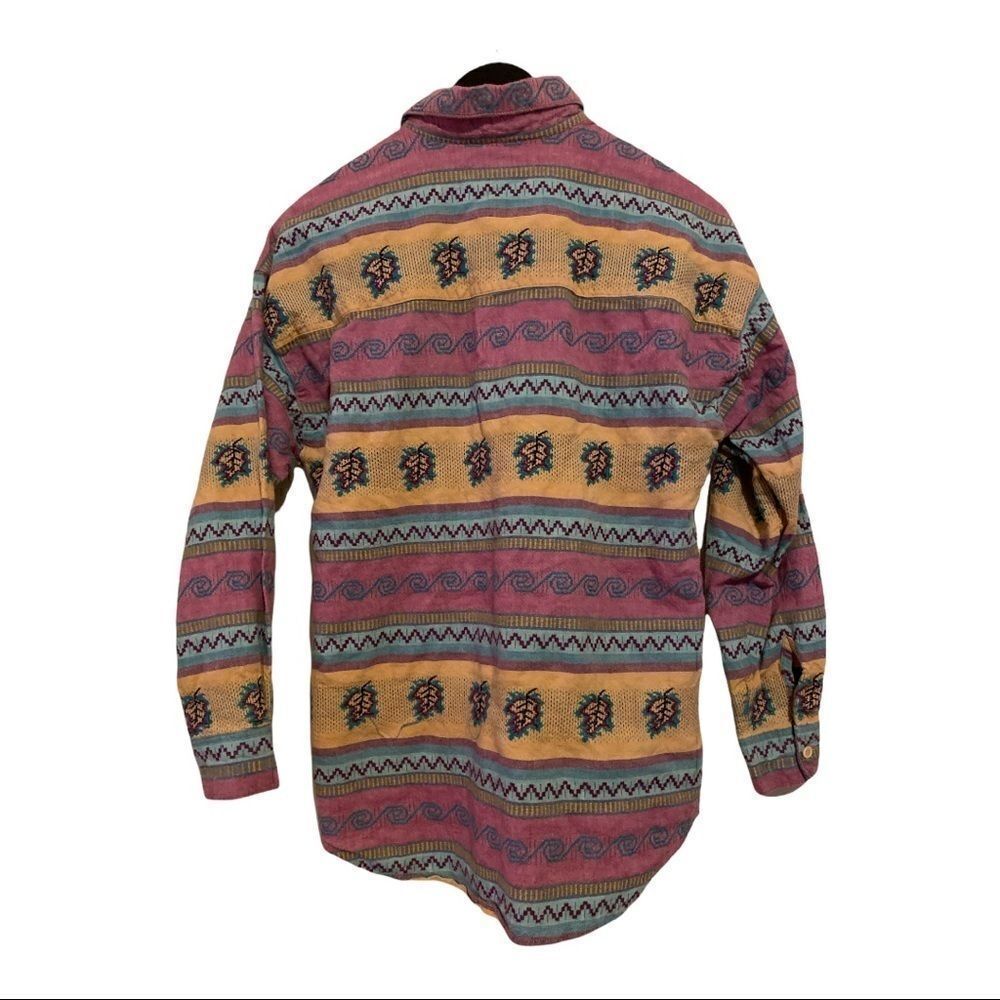 Chic | Vintage Chic Multi Print Southwestern Leaf… - image 2